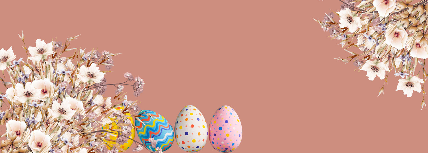 Stilvolle Dekoration mit Ostereiern und Trockenblumen – Eleganz für Ihr Osterfest - AMBIENDO