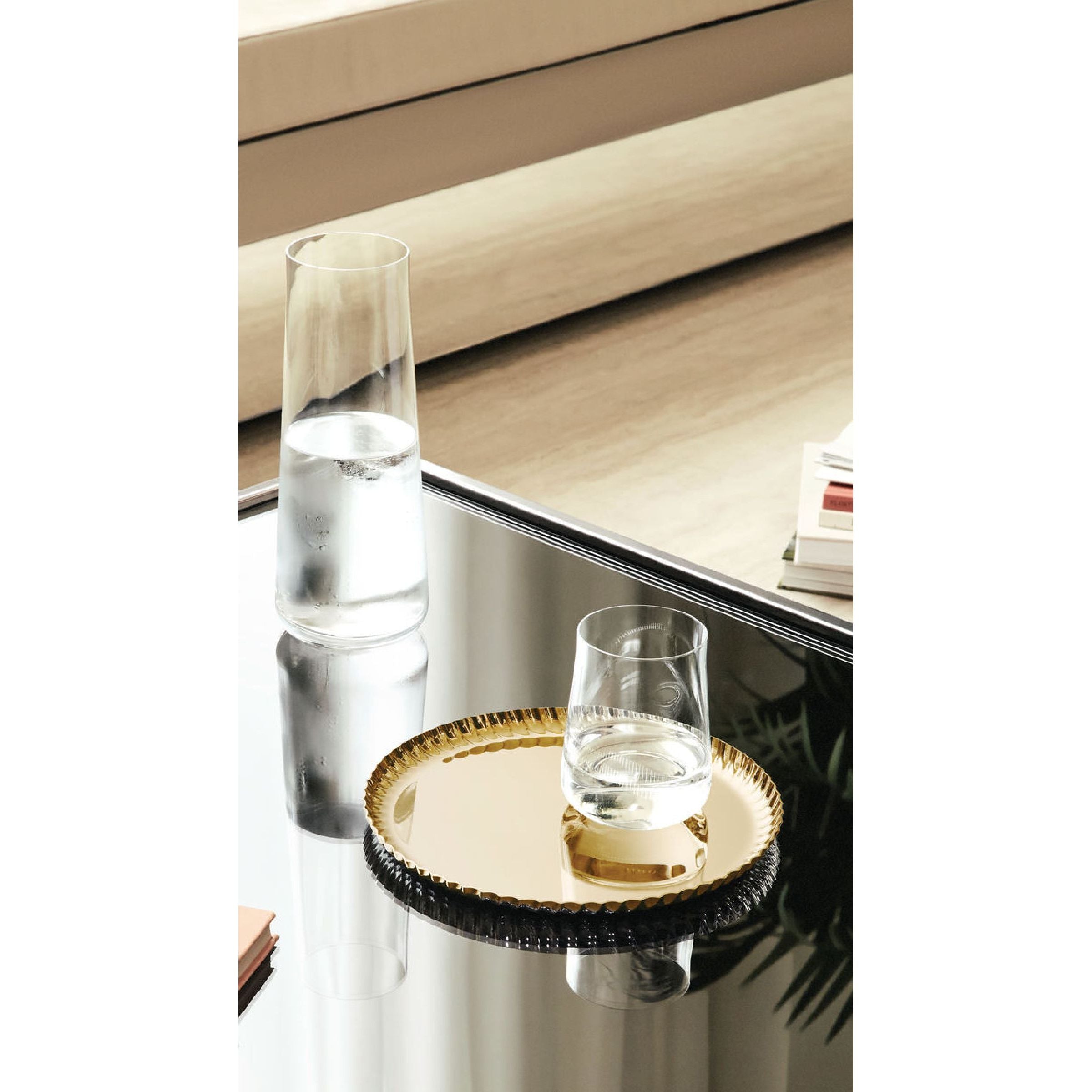 Alessi Pleats Tablett rund