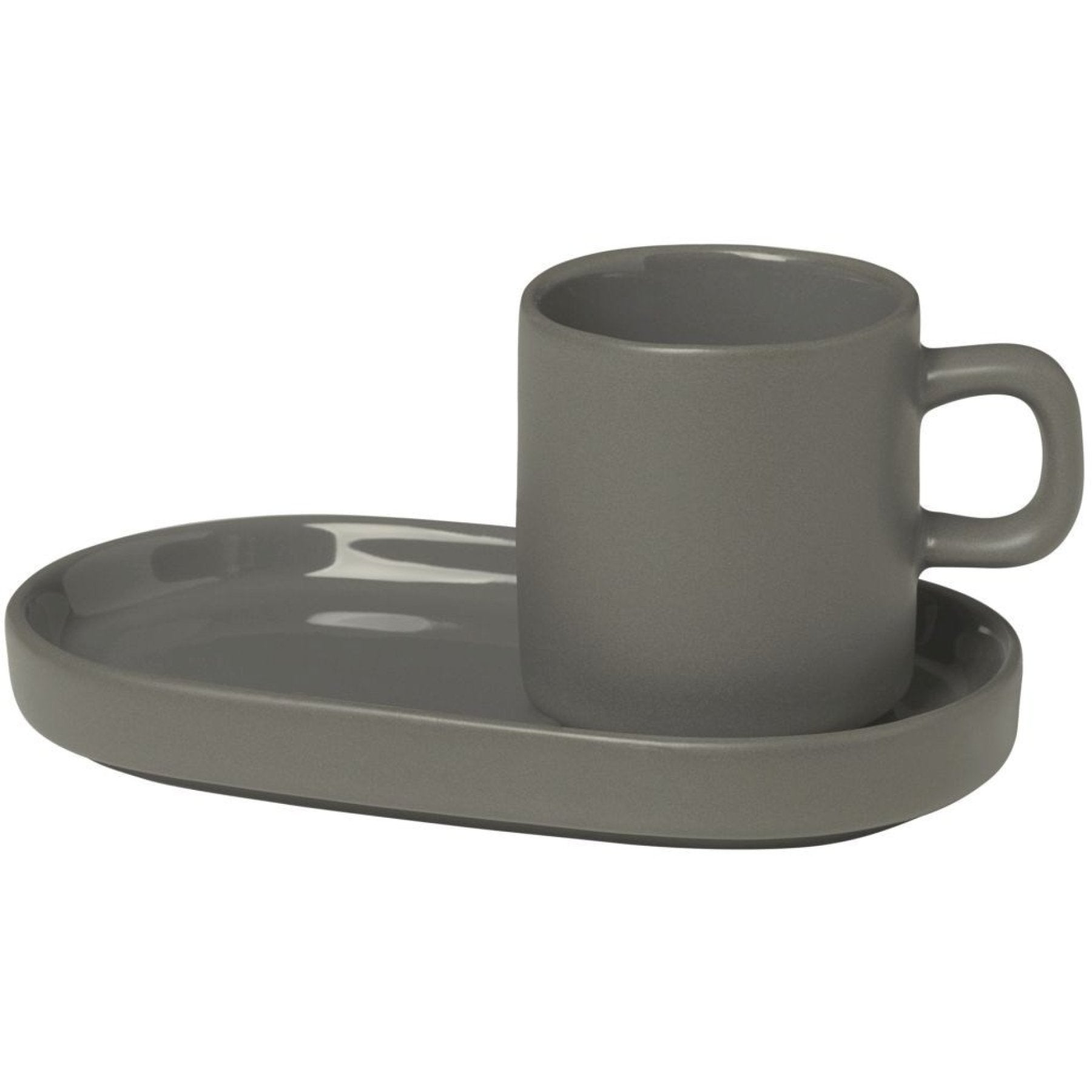 blomus PILAR tasse à expresso et soucoupe lot de 2