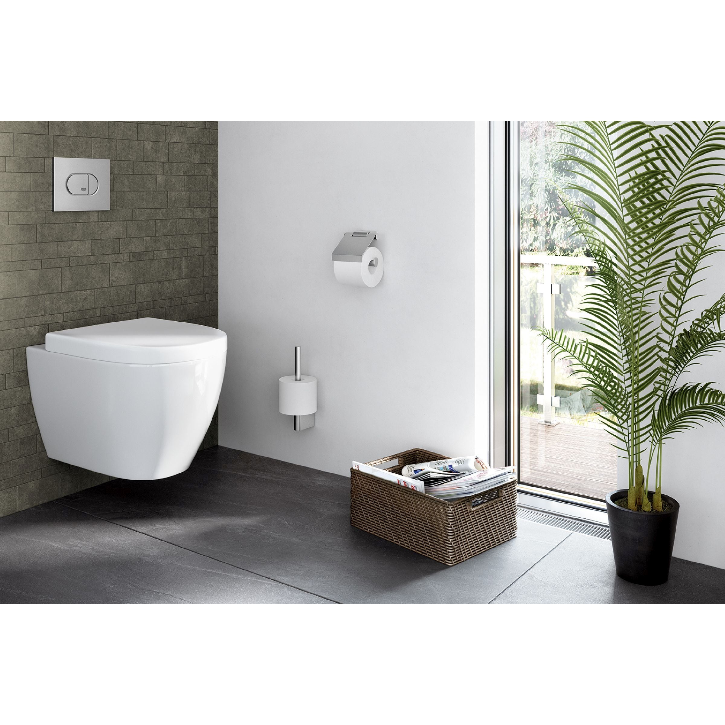 Porte-papier toilette de remplacement ZACK ATORE