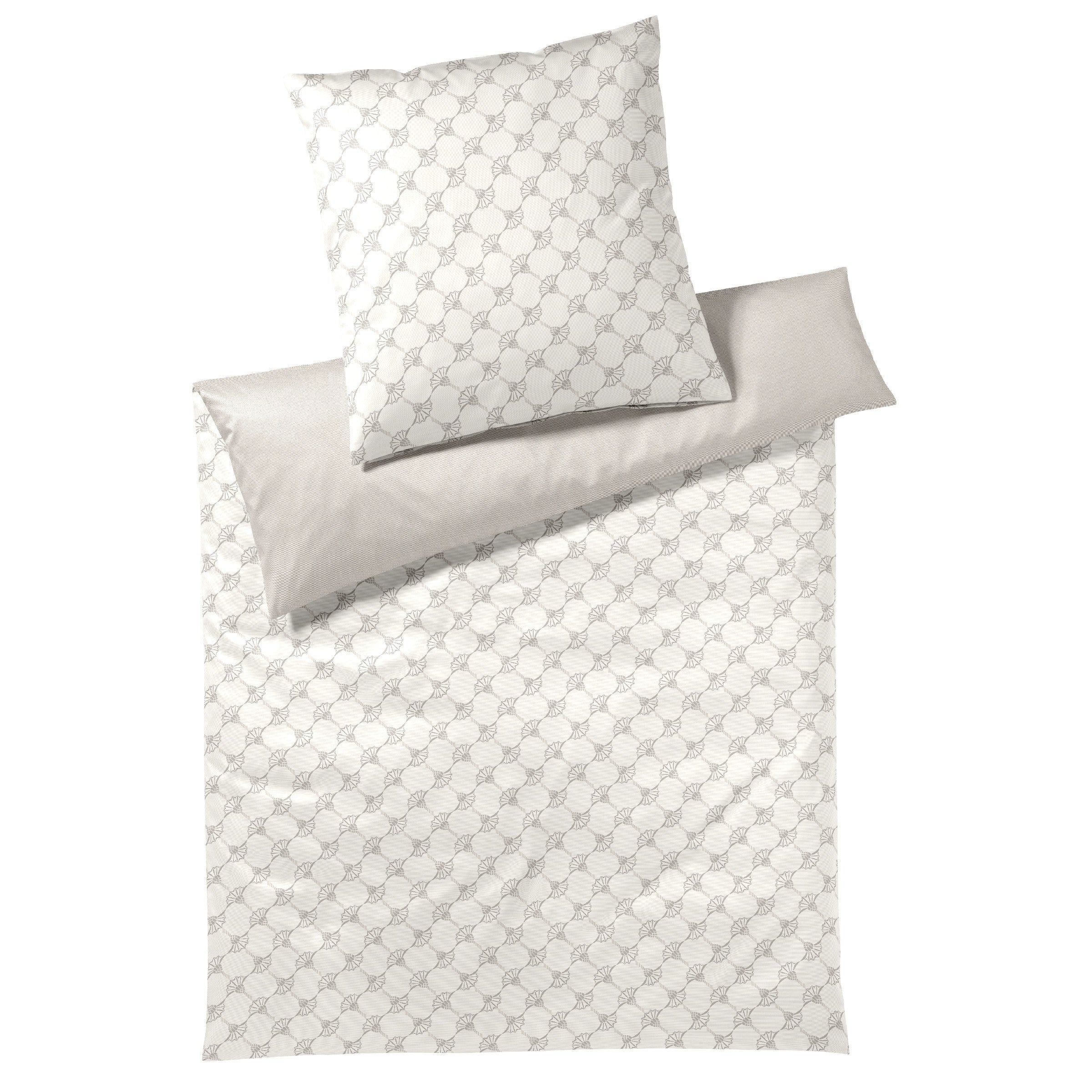 OUAH ! Parure de lit double Bleuet en satin Mako