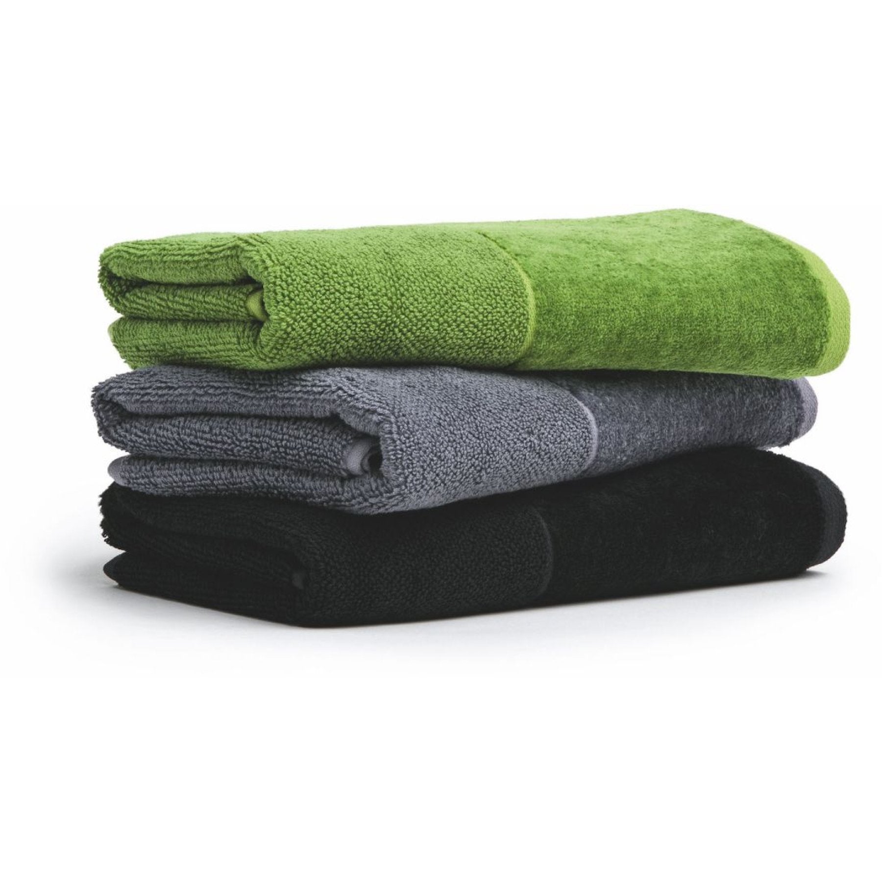 Serviette Möve Bamboo Luxe unie avec bordure en velours