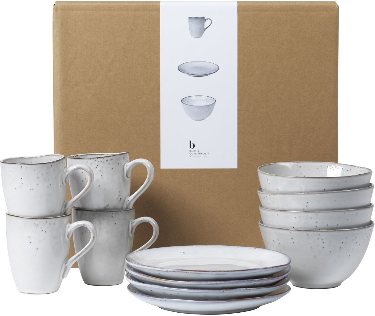 Bol à salade au charbon nordique de Broste Copenhagen