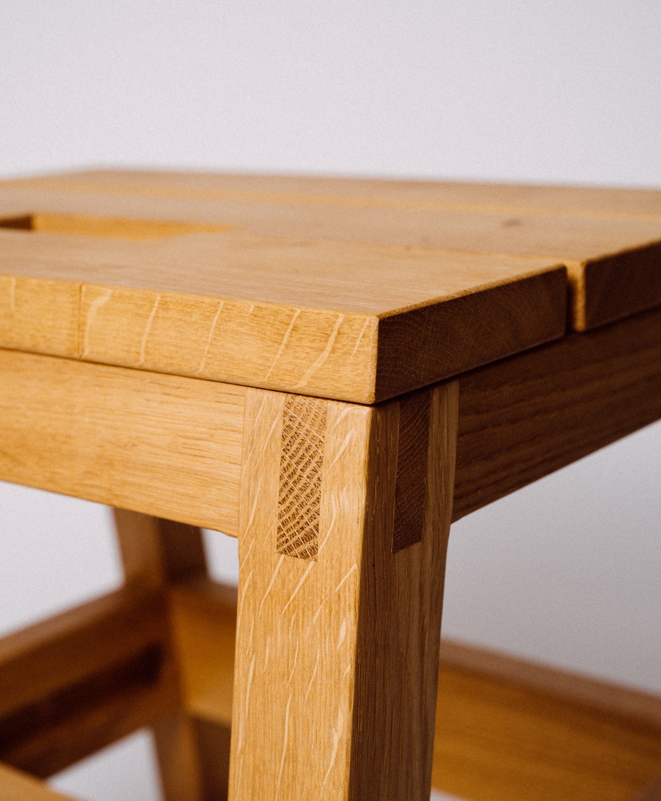 Tritthocker Holz Eiche KURANT