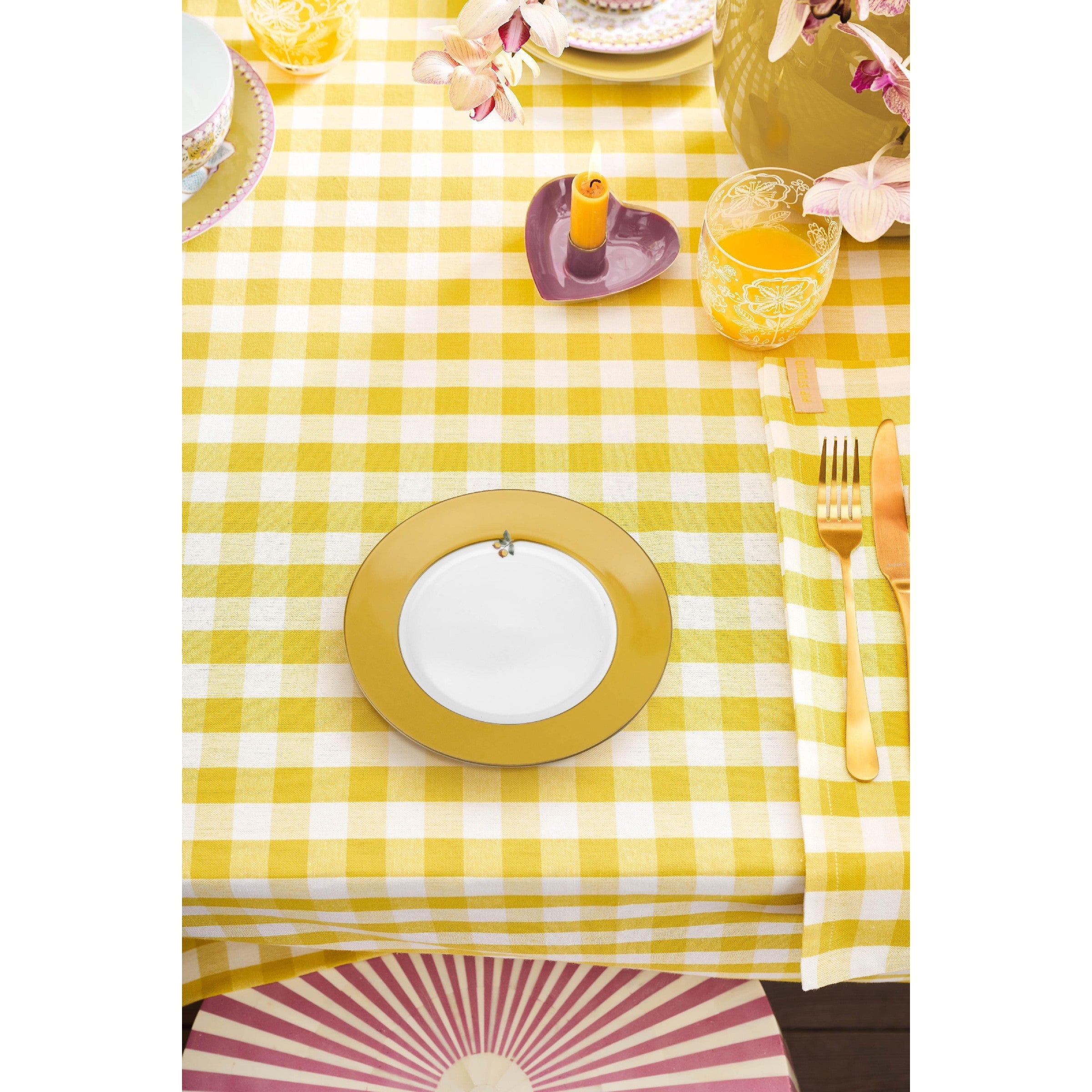 Pip Studio Assiette petit-déjeuner Lily &amp; Lotus