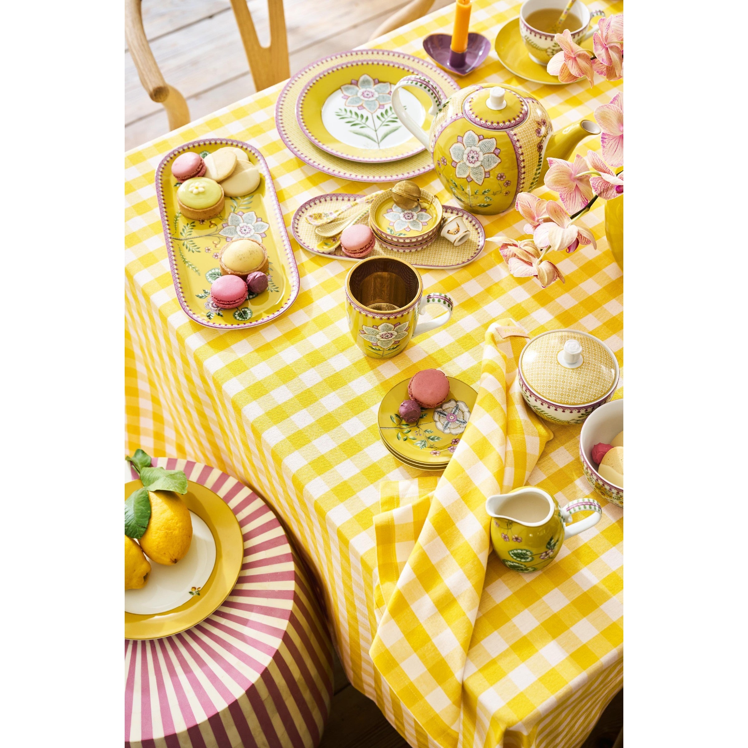 Pip Studio Assiette petit-déjeuner Lily &amp; Lotus