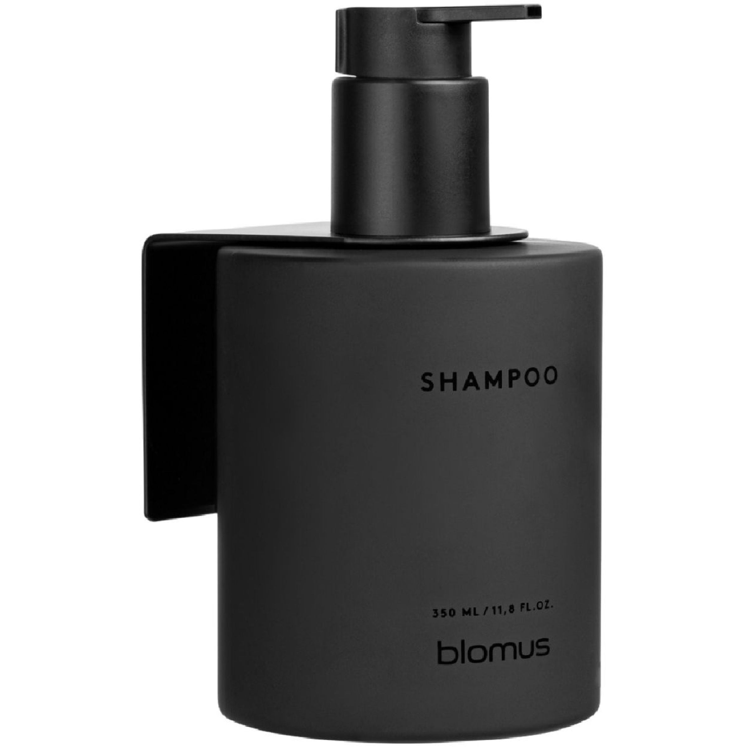 blomus KIREI Glasflasche Shampoo mit Wandhalterung zum Kleben