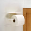Toilettenpapierhalter ohne Bohren mit Ablage ORBI