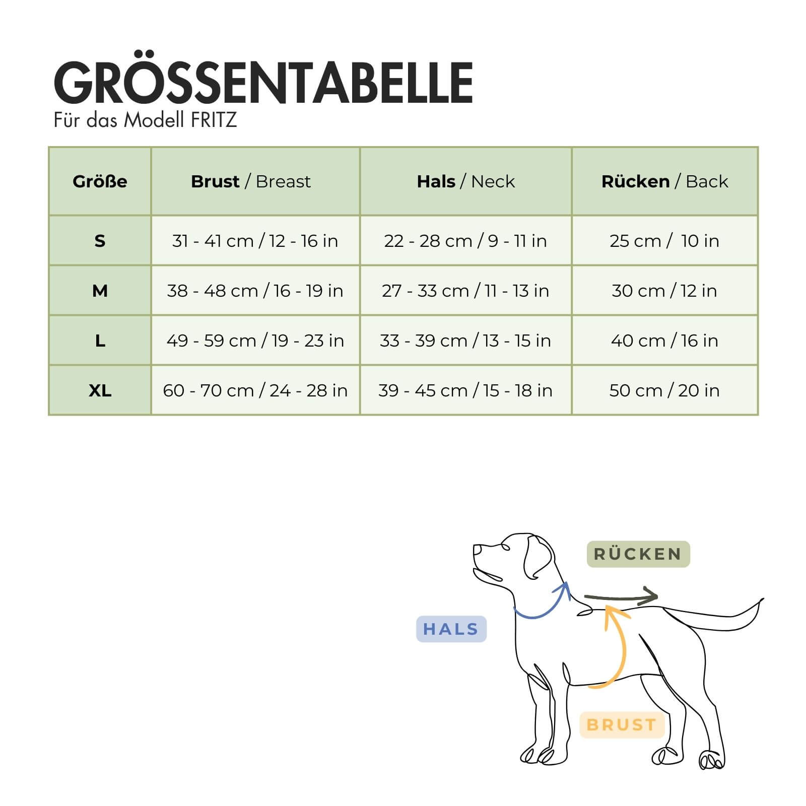 Hundejacke FRITZ Olive