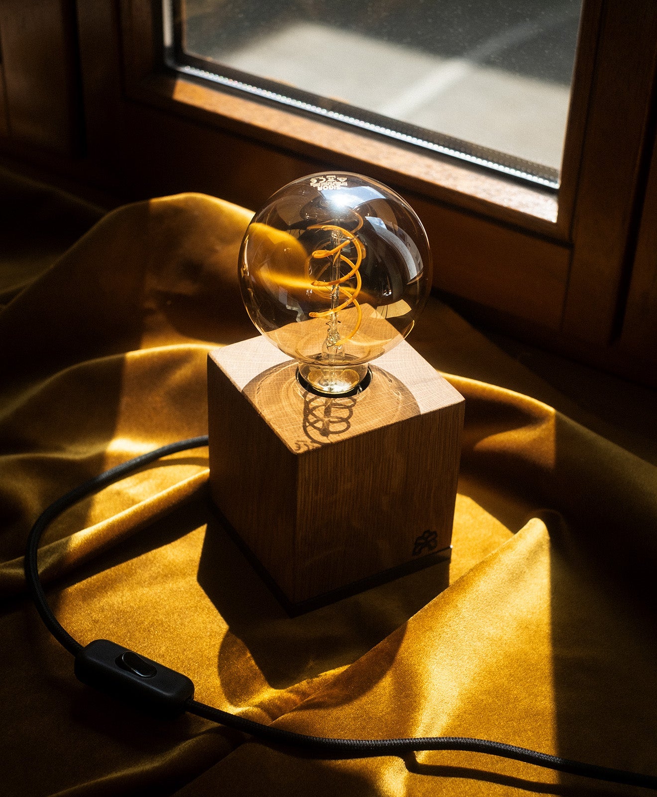 Tischlampe Holz LORENZ